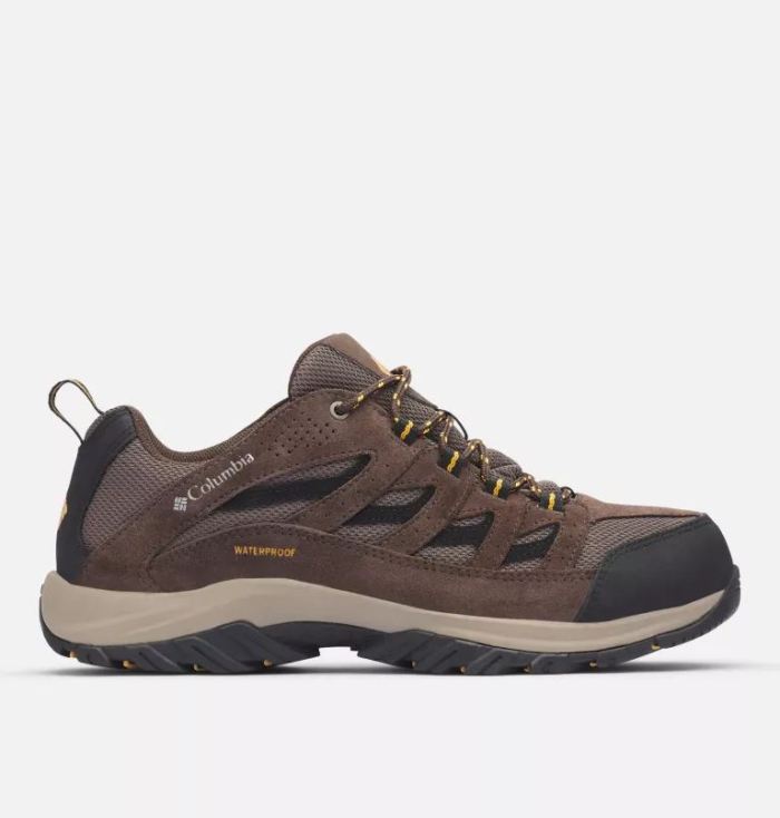 Columbia Men's Crestwood Waterproof Hiking Shoe-Mud, Squash | Canada Outlet