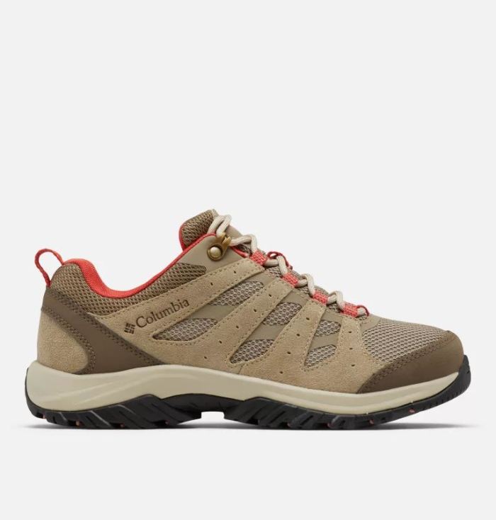 Columbia Women's Redmond Shoe III-Wide-Pebble, Scorched Coral | Canada Outlet - Click Image to Close