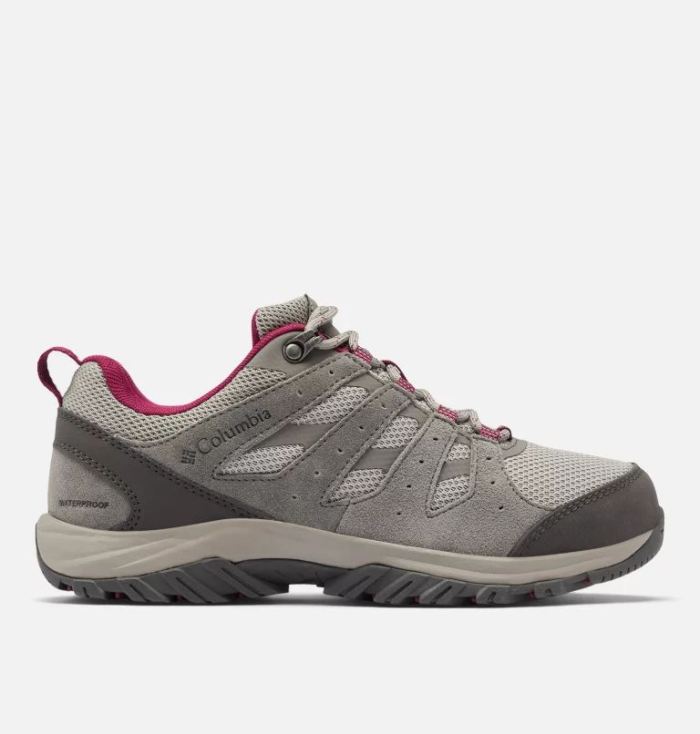 Columbia Womens Redmond III Low Waterproof Shoe-Ti Titanium, Red Onion | Canada Outlet