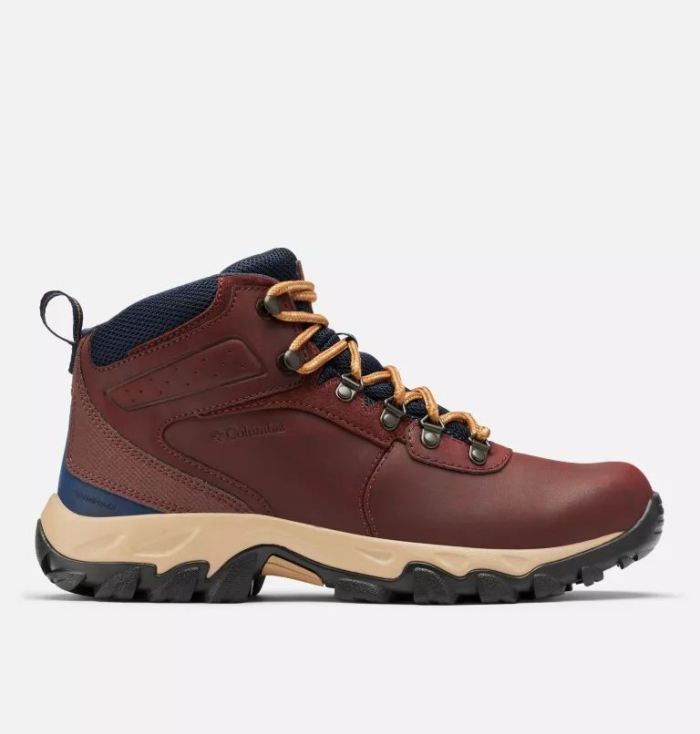 Columbia Men's Newton Ridge Plus II Waterproof Hiking Boot-Madder Brown, Collegiate Navy | Canada Outlet