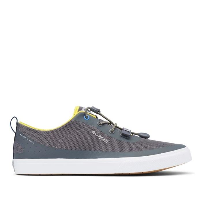 Columbia Men's Dorado CVO PFG Shoe-Ti Grey Steel, Electron Yellow | Canada Outlet