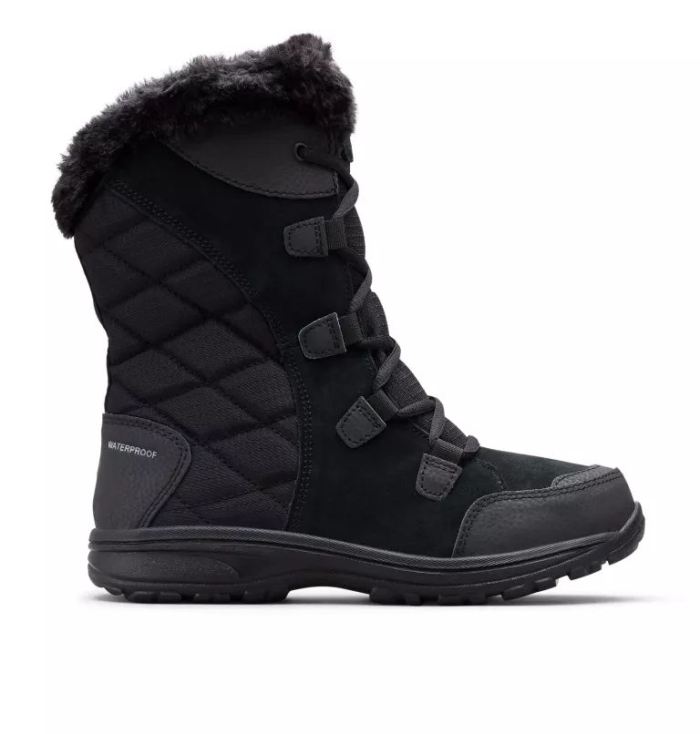 Columbia Women's Ice Maiden II Boot-Wide-Black, Columbia Grey | Canada Outlet - Click Image to Close