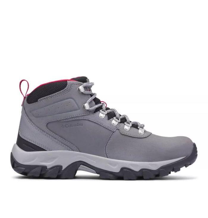 Columbia Men's Newton Ridge Plus II Waterproof Hiking Boot-Wide-Ti Grey Steel, Rocket | Canada Outlet - Click Image to Close