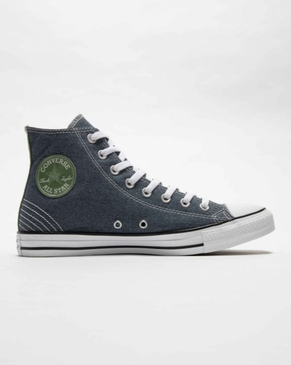 Converse | Women's Chuck Taylor All Star Stitched Recycled Canvas High Top Midnight Navy