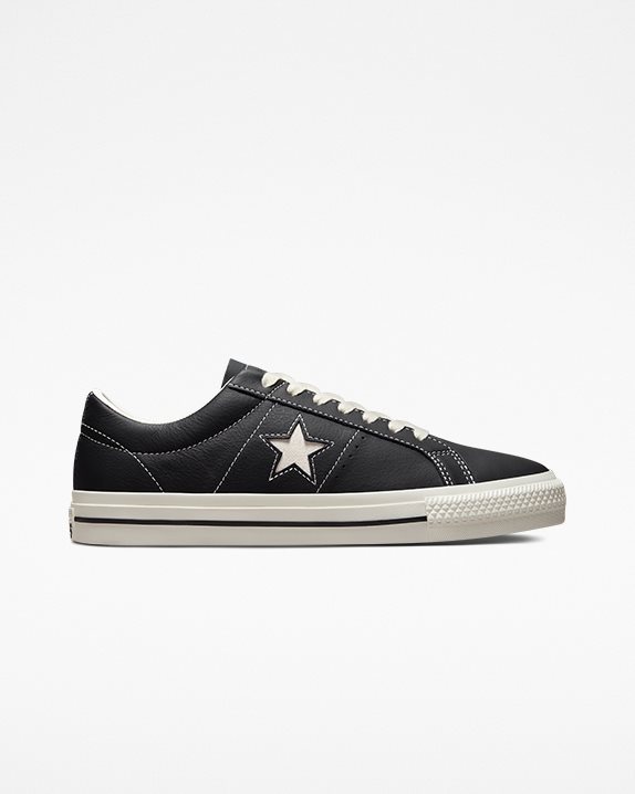 Converse | Men's One Star Pro Leather Low Top Black