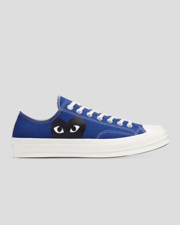 Converse | Men's X Comme des Garcons Chuck 70 Play Low Top Blue Quartz