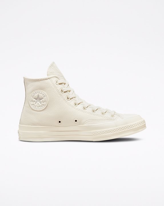 Converse | Women's Chuck 70 Tonal Leather High Top Egret