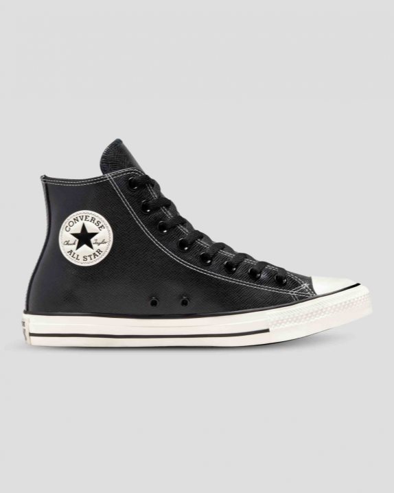 Converse | Women's Chuck Taylor All Star Embossed Leather High Top Black