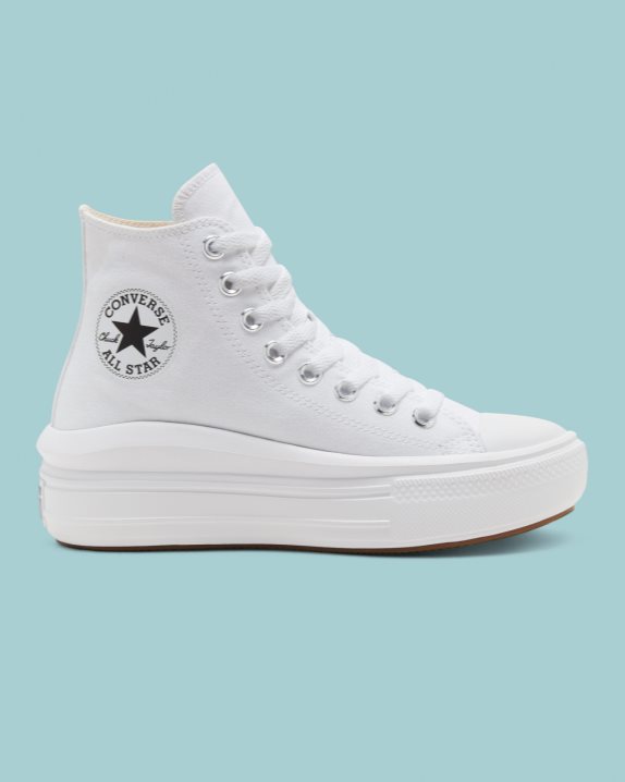 Converse | Women's Chuck Taylor Move Platform High Top White