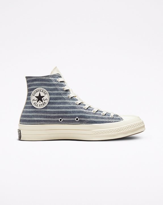 Converse | Men's Chuck 70 Beyond Retro Striped High Top Egret