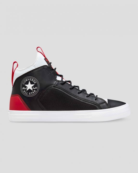 Converse | Women's Chuck Taylor All Star Ultra Leather & Mesh Mid Black