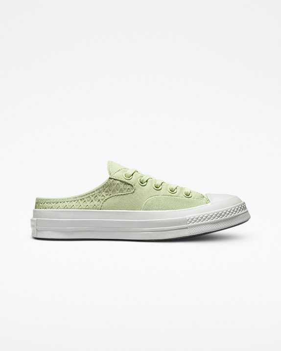 Converse | Women's Chuck 70 Mule Crafted Jacquard Slip Olive Aura