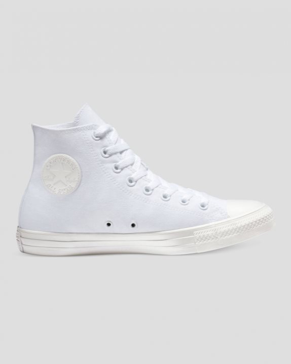 Converse | Men's Chuck Taylor All Star Classic Colour High Top White Mono