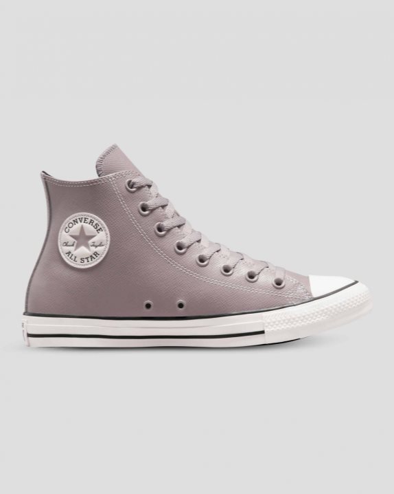 Converse | Men's Chuck Taylor All Star Embossed Leather High Top Mercury Grey