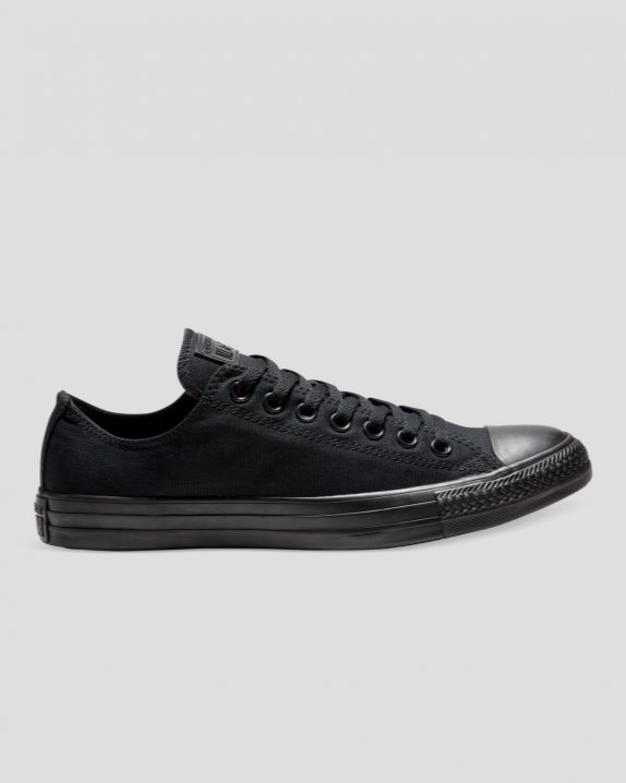 Converse | Men's Chuck Taylor All Star Classic Colour Low Top Black Mono