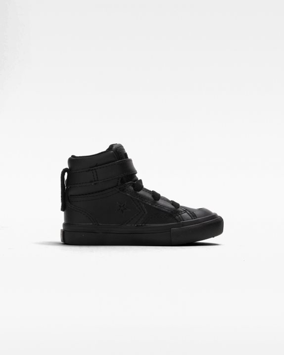 Converse | Pro Blaze Strap Leather Toddler High Top Black Mono