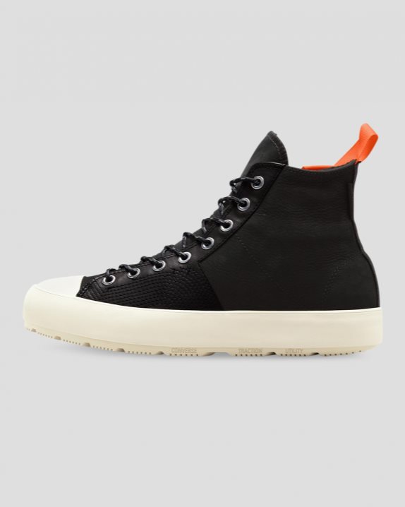 Converse | Men's Chuck 70 Waterproof Nubuck Leather High Top Black