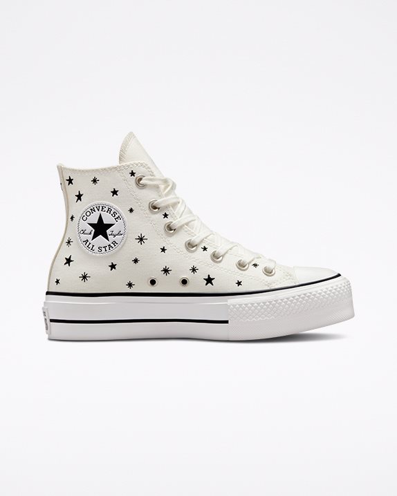 Converse | Women's Chuck Taylor All Star Lift Crystal Energy High Top Egret