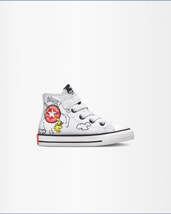 Converse | Kids X Peanuts Chuck Taylor All Star Toddler 1V High Top White