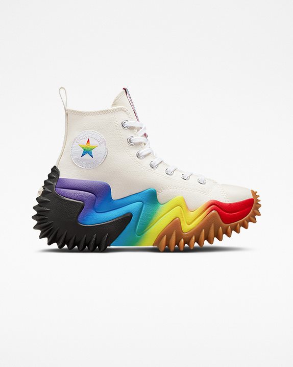 Converse | Men's Run Star Motion Pride High Top Egret