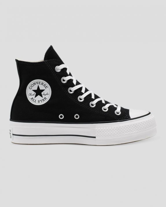 Converse | Women's Chuck Taylor All Star Canvas Lift High Top Black