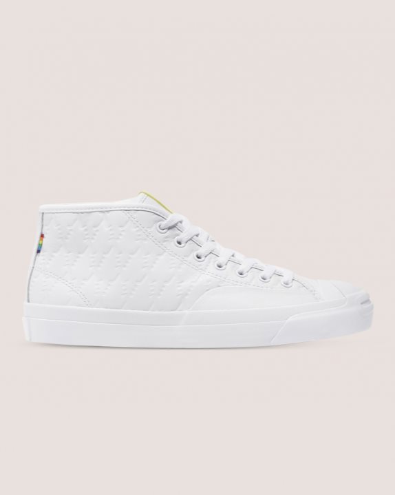 Converse | Men's X Alexis Sablone Pride Jack Purcell Pro Mid White