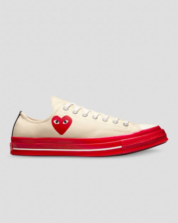 Converse | Women's X Comme des Garcons PLAY Chuck 70 Low Top Pristine