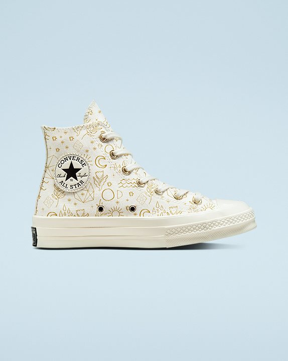 Converse | Women's Chuck 70 Festival Golden Mind High Top Egret