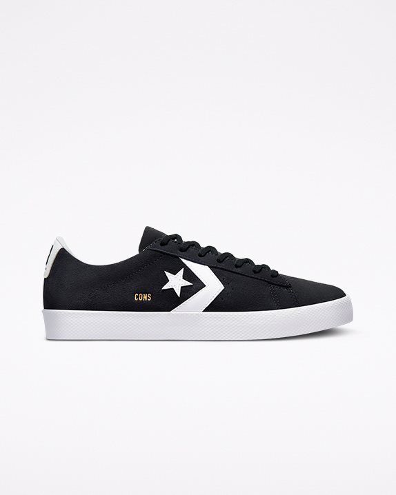 Converse | Men's Pro Leather Vulcanized Pro Low Top Black