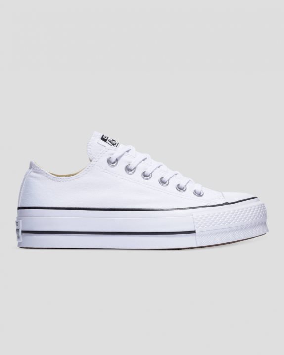 Converse | Women's Chuck Taylor All Star Canvas Lift Low Top White