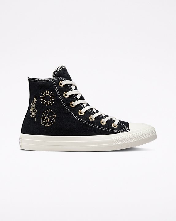 Converse | Women's Chuck Taylor All Star Festival Golden Mind High Top Black