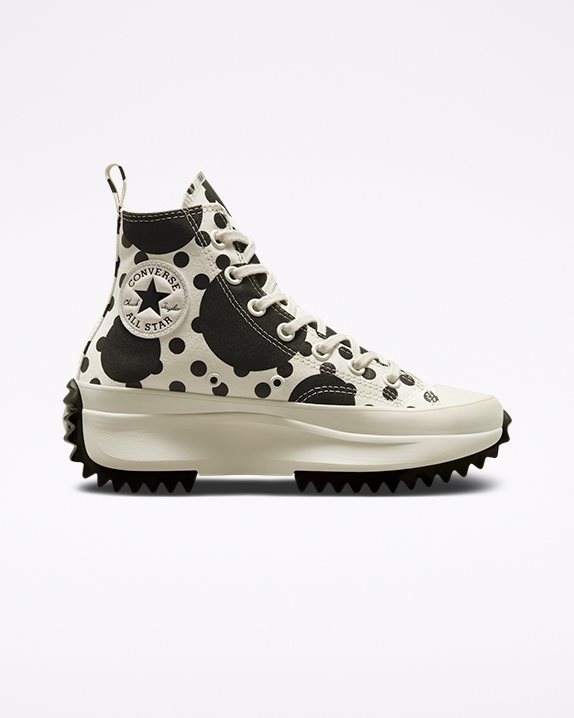 Converse | Men's Run Star Hike Polka Dot High Top Egret