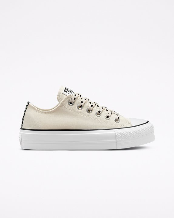 Converse | Women's Chuck Taylor All Star Lift Polka Dot Low Top Egret