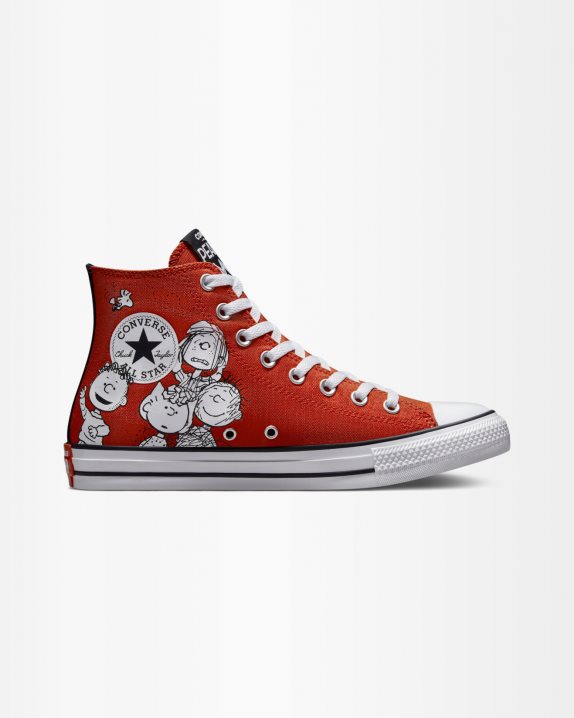 Converse | Women's X Peanuts Chuck Taylor All Star High Top Signal Red