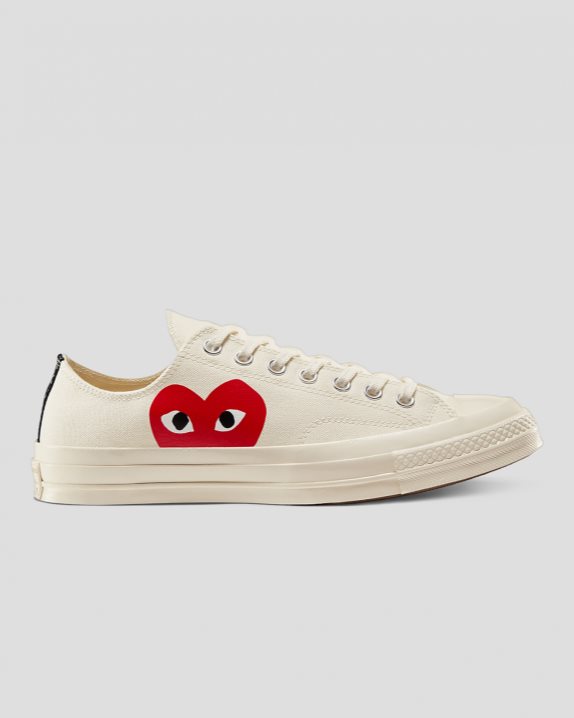 Converse | Women's X Comme des Garcons Chuck 70 Play Low Top Milk