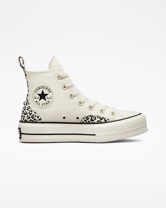 Converse | Women's Chuck Taylor All Star Animalier Lift High Top Egret