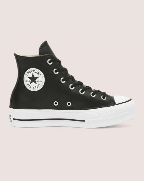 Converse | Women's Chuck Taylor All Star Lift Clean Leather High Top Black