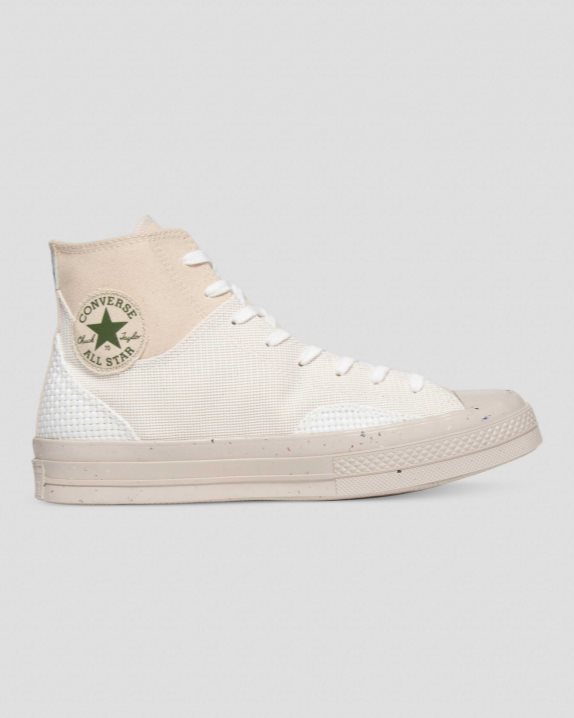 Converse | Men's Chuck 70 Canvas & Knit High Top Natural