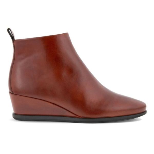 ECCO SHOES CANADA | SHAPE 45 WEDGE WOMEN'S ANKLE BOOT-COGNAC