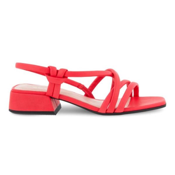 ECCO SHOES CANADA | ELEVATE SQUARED WOMEN'S SANDAL-HIBISCUS - Click Image to Close