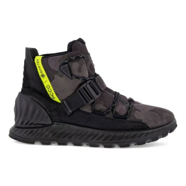 ECCO SHOES CANADA | EXOSTRIKE MEN'S GTX BUCKLE-TITANIUM/BLACK