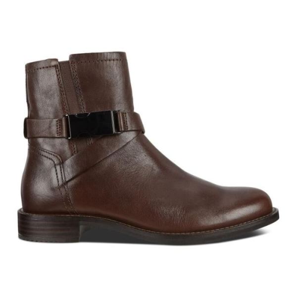 ECCO SHOES CANADA | SARTORELLE 25 WOMEN'S BUCKLED BOOT-COCOA BROWN - Click Image to Close