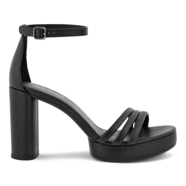 ECCO SHOES CANADA | ELEVATE SCULPTED WOMEN'S SANDAL 75-BLACK - Click Image to Close