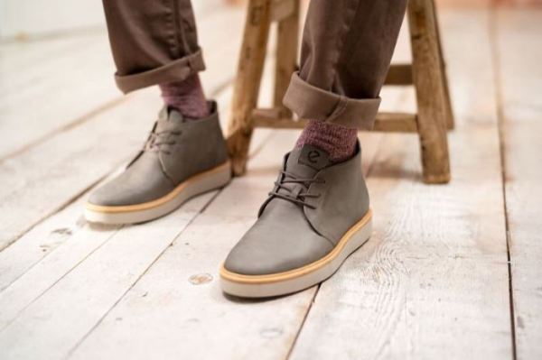 ECCO SHOES CANADA | TECHWELT MEN'S CHUKKA-DARK CLAY - Click Image to Close