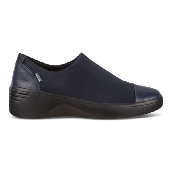 ECCO SHOES CANADA | SOFT 7 WOMEN'S WEDGE GTX SLIP ON-NIGHT SKY/NIGHT SKY