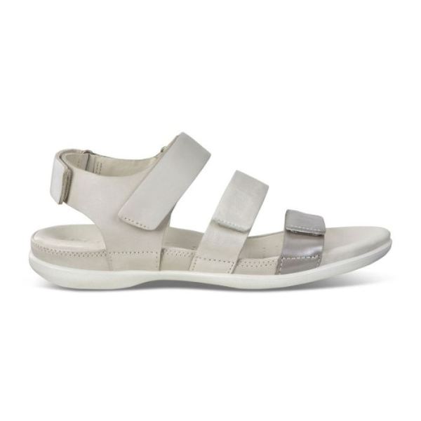 ECCO SHOES CANADA | FLASH FLAT SANDAL-WILD DOVE/WHITE SHADOW/WHITE - Click Image to Close