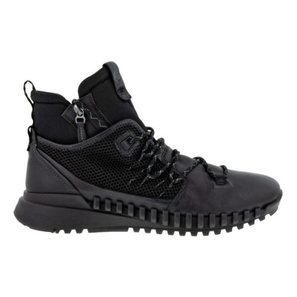 ECCO SHOES CANADA | ZIPFLEX MEN'S HI-TOP-BLACK/BLACK - Click Image to Close