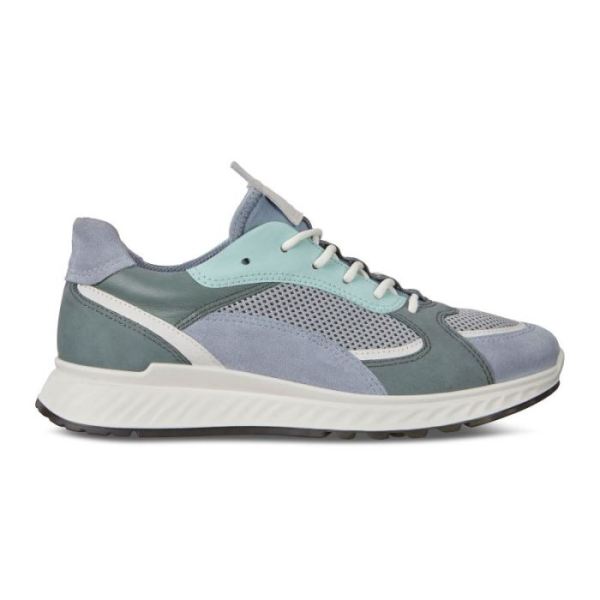 ECCO SHOES CANADA | ST.1 WOMEN'S SNEAKER-DUSTY BLUE/WHITE/CONCRETE/LAKE