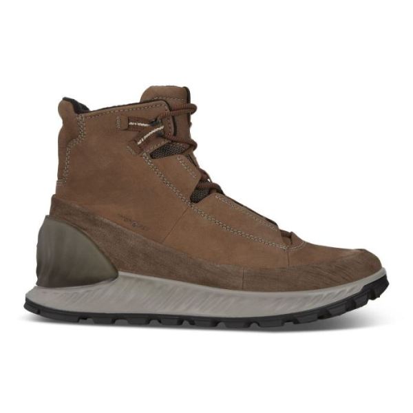 ECCO SHOES CANADA | EXOSTRIKE MEN'S MID OUTDOOR SHOES-COFFEE/COCOA BROWN - Click Image to Close