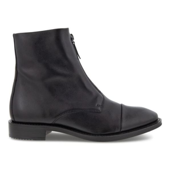 ECCO SHOES CANADA | SARTORELLE 25 TAILORED CENTRAL ZIP ANKLE BOOT-BLACK - Click Image to Close